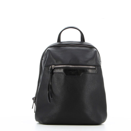 Immagine di DAVID JONES - Zaino nero con zip frontale orizzontale
