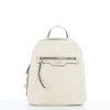 Immagine di DAVID JONES - Zaino bianco con zip frontale orizzontale