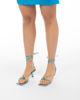 Immagine di MISS GLOBO - Sandalo celeste lace up, tacco 6cm e sottopiede VERA PELLE
