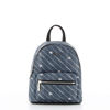 Immagine di DAVID JONES - Zaino blue jeans con tasca frontale e stampe logo