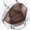 Immagine di DAVID JONES - Borsa argento due manici con borsa frontale arricciata