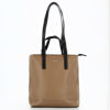 Immagine di DAVID JONES - Borsa taupe con manici due lunghezze e pochette interna estraibile