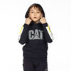 Immagine di CATERPILLAR - FELPA BLU CON CAPPUCCIO E BANDA LATERALE