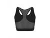 Immagine di FREDDY - Top sportivo nero con tessuto riciclato traspirante e mesh animalier