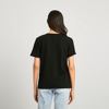 Immagine di BACHATA - TSHIRT MANICA CORTA NERA CON PIALLETTES MULTICOLOR