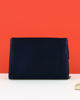 Immagine di ANNES NICOLE - Pochette blu notte in raso con fiocco glitterato sulla patta, MADE IN ITALY