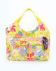 Immagine di LANCETTI - Borsa mare multitasche lime fantasia tropicale