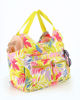 Immagine di LANCETTI - Borsa mare multitasche lime fantasia tropicale