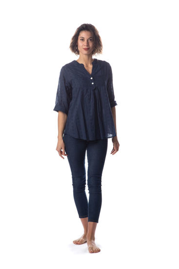 Immagine di MARILA - CAMICIA MANICA LUNGA COTONE SANGALLO TINTA UNITA