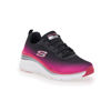 Immagine di SKECHERS - SNEAKERS FASHION FIT-BUILD UP colore nero/rosa con sottopiede in MEMORY