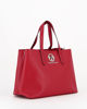 Immagine di SERGIO TACCHINI - Borsa due manici rossa con chiusura a girello e tracolla removibile