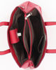 Immagine di SERGIO TACCHINI - Borsa due manici rossa con chiusura a girello e tracolla removibile