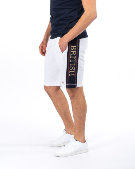 Immagine di SHORT C/BANDA BRITISH WHITE-NAVY