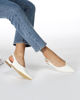 Immagine di ZOE- BALLERINA BIANCA SLINGBACK CON BORCHIE IN TINTA