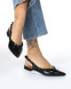 Immagine di ZOE- BALLERINA NERA SLINGBACK CON BORCHIE IN TINTA