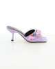 Immagine di MISS GLOBO - Sabot mules lilla con nastro tacco 7,5cm