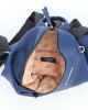 Immagine di ENRICO COLLEZIONE - Zaino blu con zip centrale e pulsante a chiusura