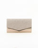 Immagine di DIVAS - Pochette oro con patta glitterata e riportino in metallo