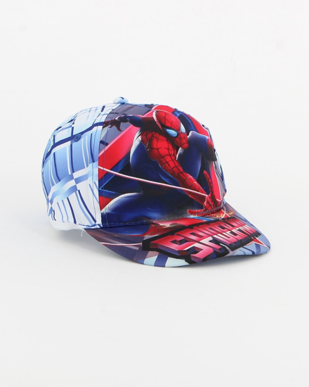 Immagine di SPIDERMAN - Cappello baseball blu con disegno frontale