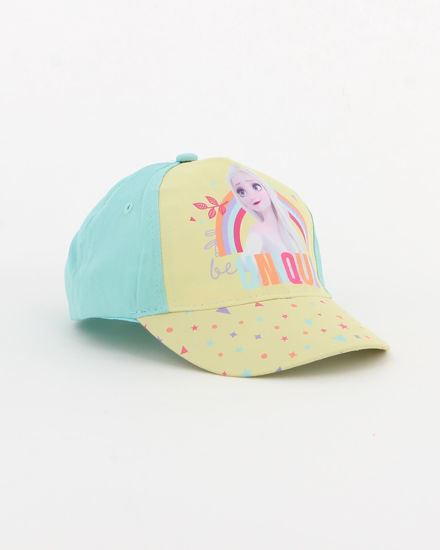 Immagine di FROZEN - Cappello baseball tuchese/giallo con disegno frontale