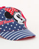 Immagine di MINNIE - Cappello baseball rosso/blu con disegno frontale
