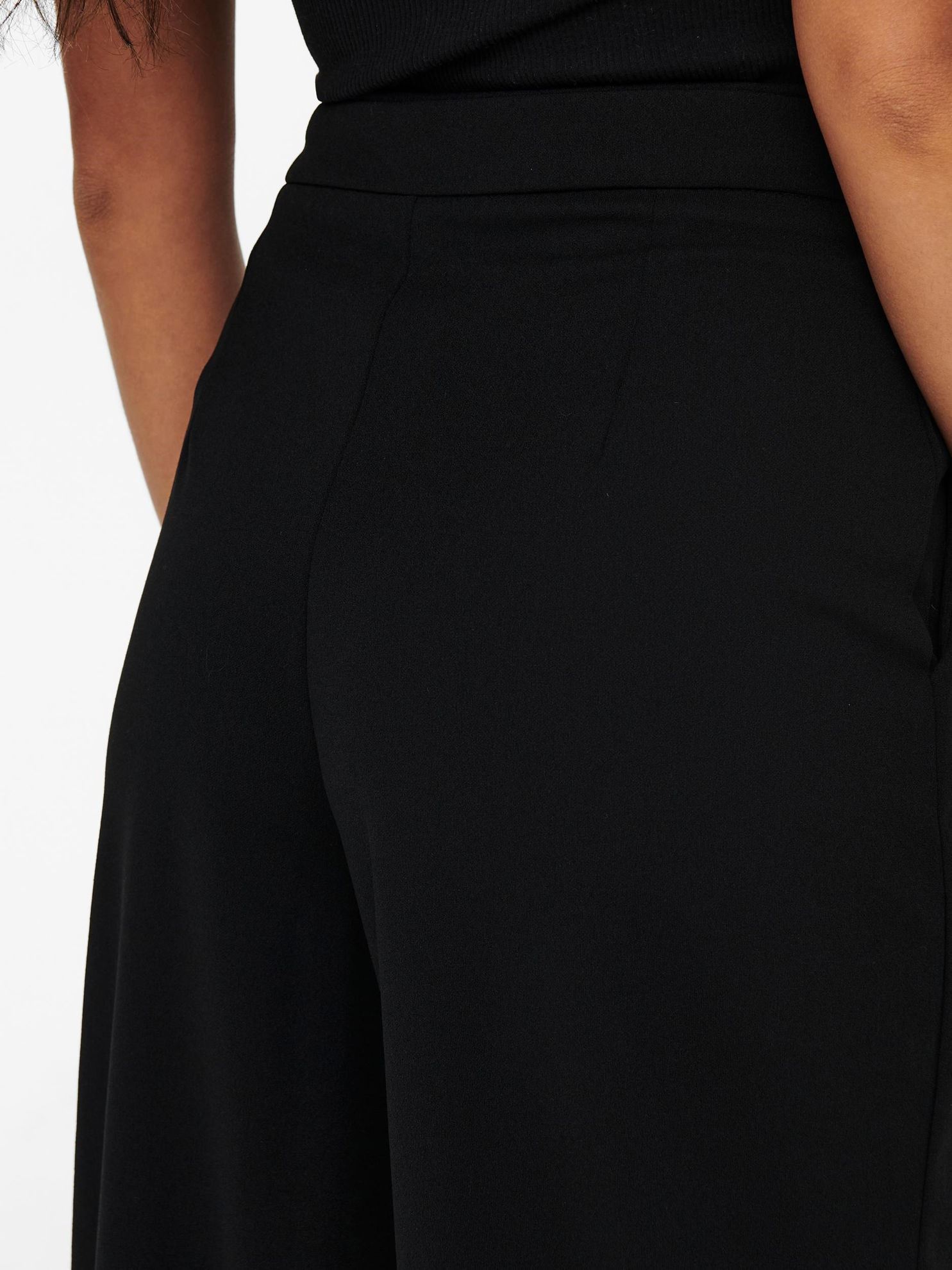 Jacqueline De Yong Black Viscose Pants