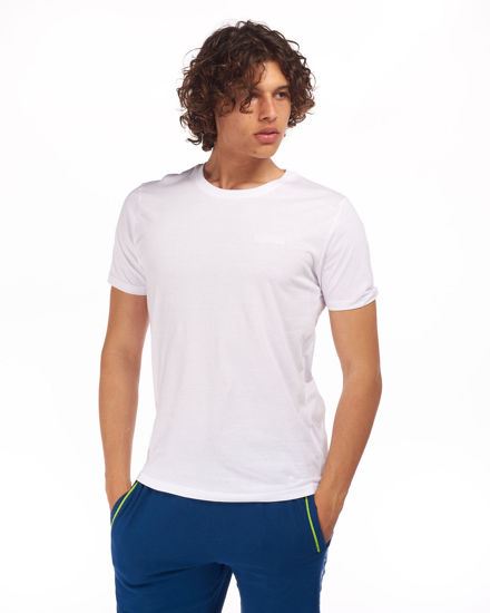 Immagine di ENRICO COVERI SPORTWEAR - TSHIRT MEZZA MANICA CON PICCOLO RICAMO