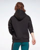 Immagine di SWEAT C/CAPP.RI BL FLEECE HD BLACK-WHITE