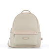 Immagine di DIVAS - ZAINO BEIGE IN VERA PELLE CON TASCA FRONTALE E CERNIERA