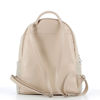 Immagine di DIVAS - ZAINO BEIGE IN VERA PELLE CON TASCA FRONTALE E CERNIERA