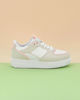Immagine di TATOO - Sneakers bimba bianche e beige con dettagli rosa