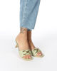 Immagine di MISS GLOBO - SABOT MULES VERDI CON ACCESSORIO SULLA FASCIA, TACCO 7 CM
