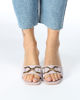 Immagine di MISS GLOBO - SABOT MULES LILLA CON ACCESSORIO SULLA FASCIA, TACCO 7 CM