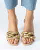 Immagine di MISS GLOBO - Sabot mules nude con catena sulla fascia , tacco 9 cm