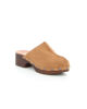 Immagine di MISS GLOBO- Sabot mules tabacco in VERA PELLE, tacco 4,5
