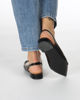Immagine di ZOE - Ballerine slingback nere con applicazione dorata