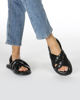 Immagine di ZOE - Sandalo nero slingback con fasce imbottite