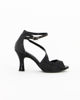 Immagine di SBALLO - Scarpa da ballo nera con sottopiede in VERA PELLE e suola scamosciata antiscivolo,  tacco 8 cm, Made in  Italy