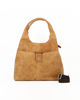 Immagine di DIVAS -BORSA SACCA TAUPE IN VERA PELLE CON TASCA FRONTALE E TRACOLLA REMOVIBILE, MADE IN ITALY