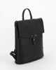 Immagine di DIVAS -ZAINO NERO IN VERA PELLE CON PATTA FRONTALE, MADE IN ITALY