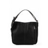 Immagine di DIVAS -BORSA NERA IN VERA PELLE CON TASCA ZIP FRONTALE