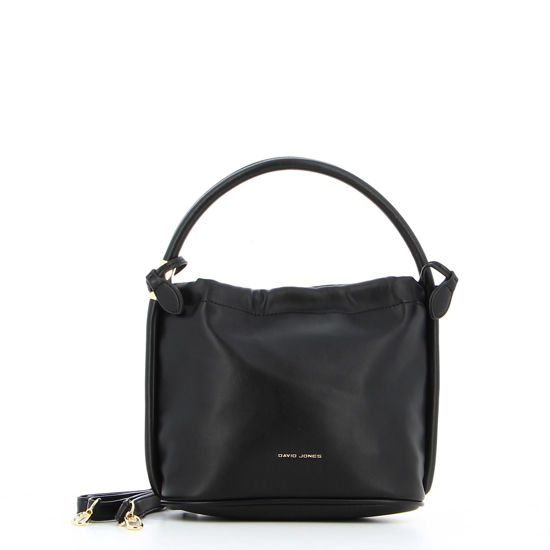 Immagine di DAVID JONES - BORSA A MANO NERA, CHIUSURA MAGNETICA E TRACOLLA REMOVIBILE