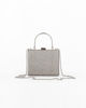 Immagine di MISS GLOBO - CLUTCH GLITTER ARGENTO CON CHIUSURA METALLICA