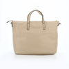 Immagine di CARRERA - BORSA DUE MANICI BEIGE CON TASCHE FRONTALI E TRACOLLA REMOVIBILE