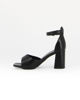 Immagine di ELLEN BLAKE - Sandalo nero in VERA PELLE tacco 8 cm