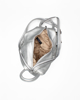 Immagine di ENRICO COLLEZIONE - Zaino argento due manici con doppia tasca frontale e spalline regolabili con zip