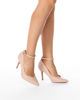 Immagine di MISS GLOBO - Décolleté nude con cinturino alla caviglia scollo a V tacco 8,5cm - soletta VERA PELLE