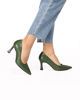 Immagine di MISS GLOBO - Décolleté verde tacco 7cm - PRODOTTO ITALIANO