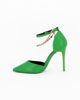Immagine di MISS GLOBO - Décolleté verde con cavigliera, tacco 10,5 cm