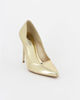 Immagine di MISS GLOBO - Décolleté specchiato oro, tacco 11 cm